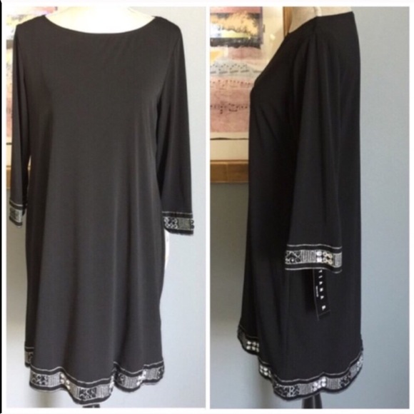 Tiana B Beaded Dress - Picture 1 of 3